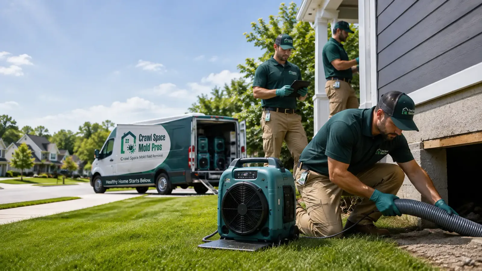Crawl Space Mold Removal in Lesterville, MO